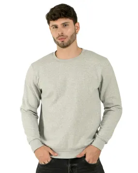 100% Recycled Crew Neck Sweatshirt (Grey Heather)