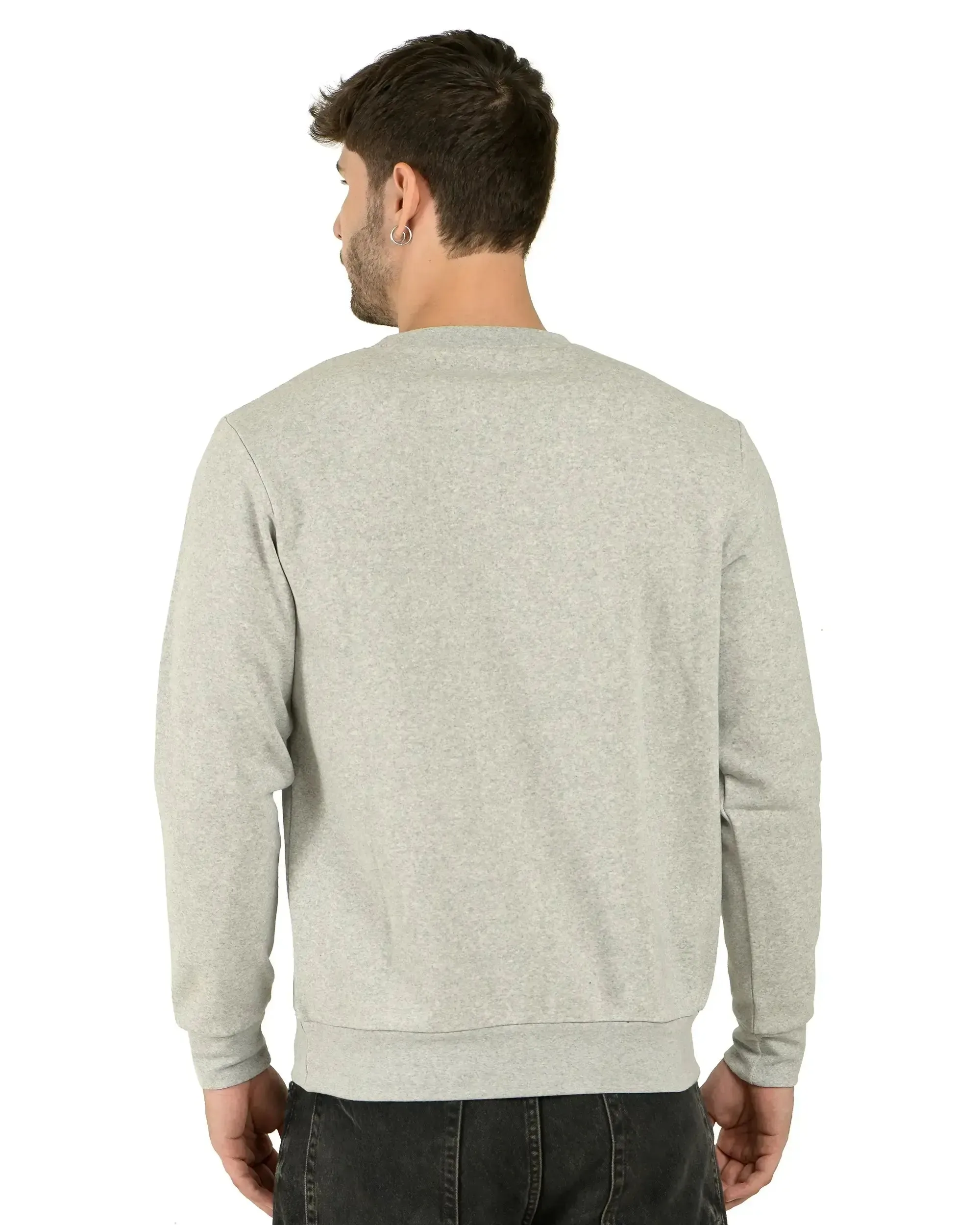 100% Recycled Crew Neck Sweatshirt (Grey Heather)