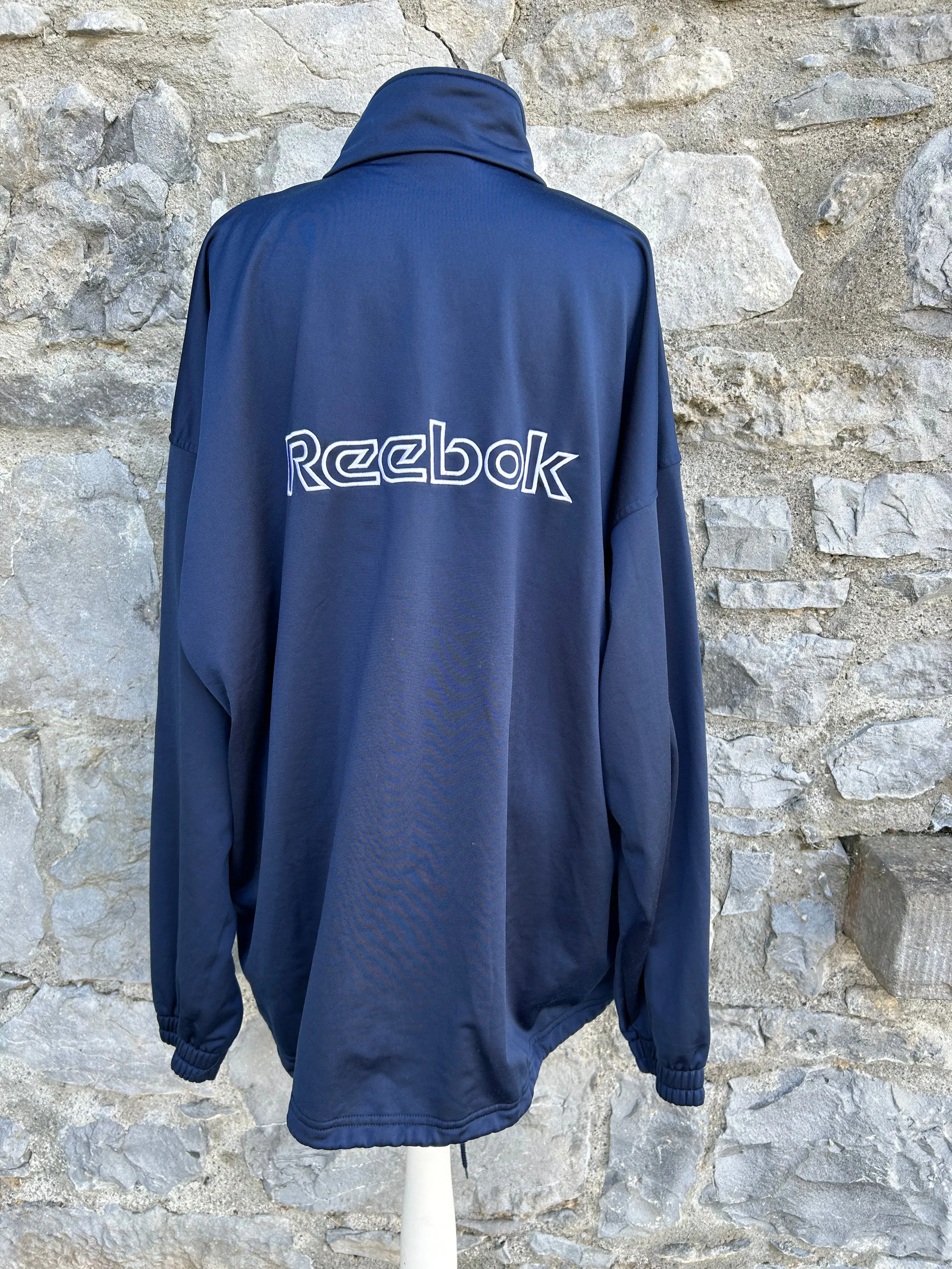 1990s Reebok XL Navy Sport Jacket