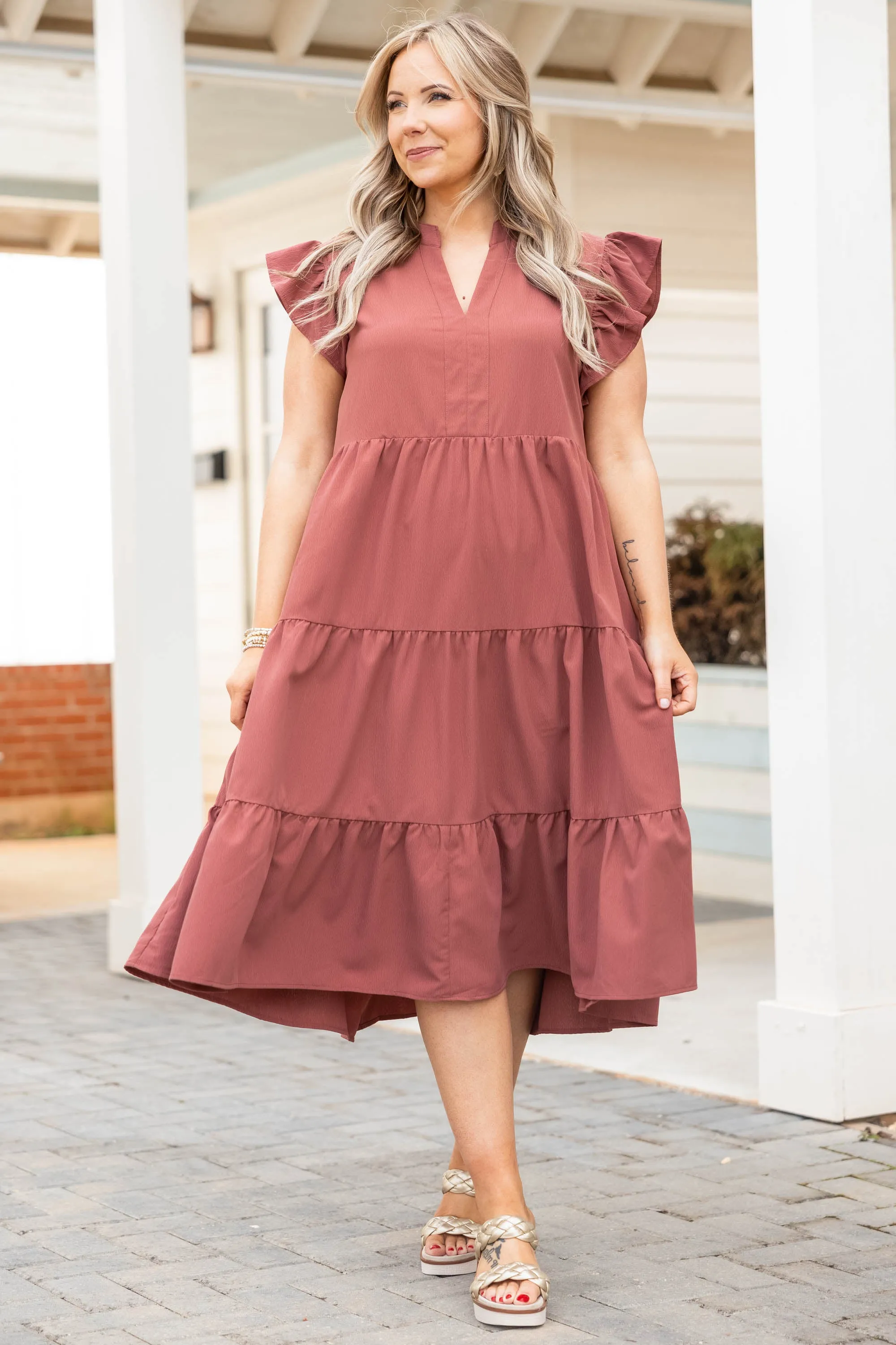 Unforgettable Cinnamon Dress