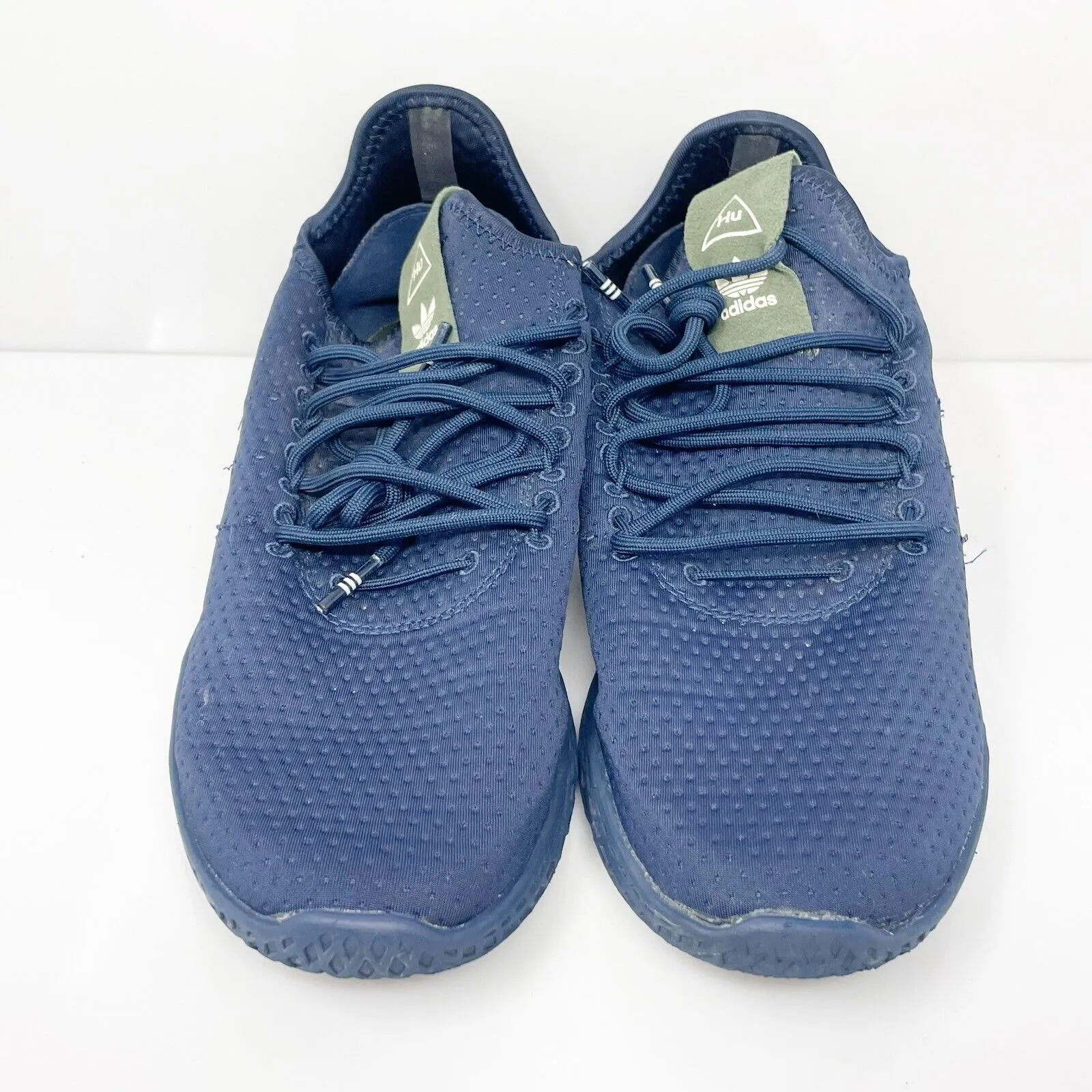 Adidas Boys X Pharrell Williams Tennis Hu B37079 Blue Running Shoes Sneakers 6.5