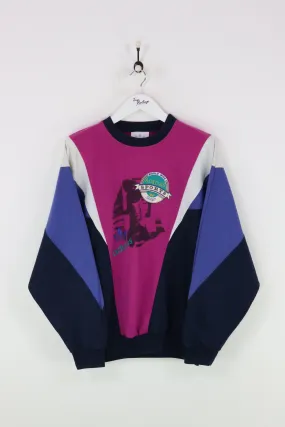 Adidas XL Pink Navy Sweatshirt