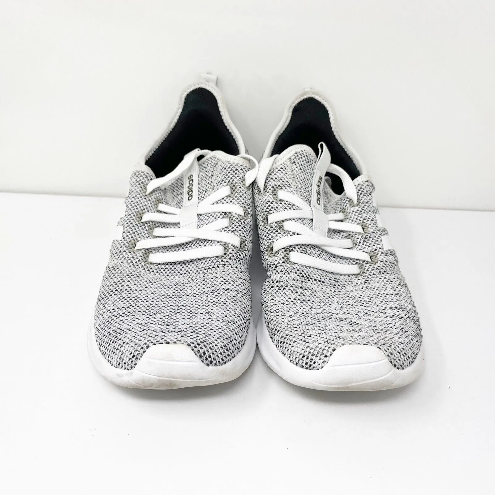 Adidas Womens Cloudfoam Pure DB0695 White Running Shoes Sneakers Size 8.5