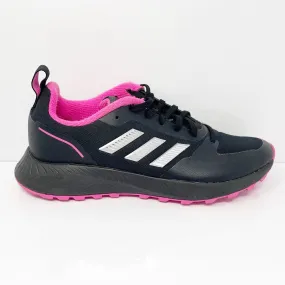 Adidas Womens Runfalcon 2.0 TR FZ3585 Black Running Shoes Sneakers Size 8