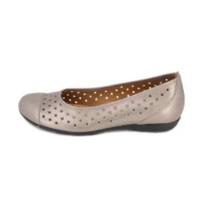 Aileen Bronze Ballet Pumps