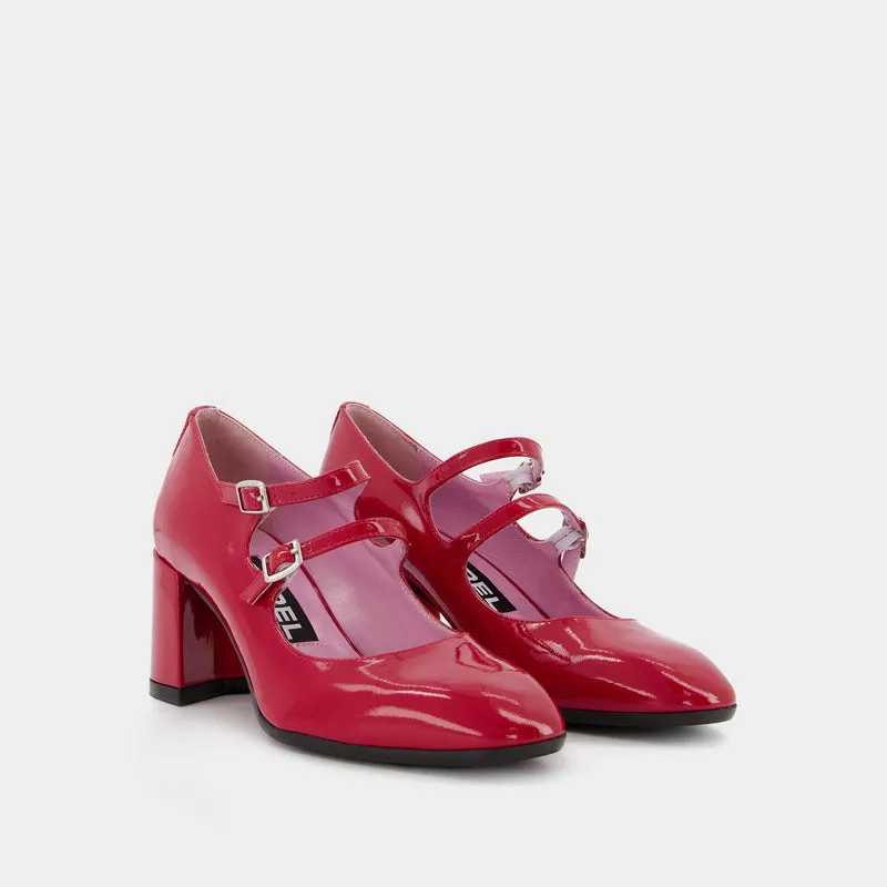 Alice Pumps - Carel - Red - Patent Leather