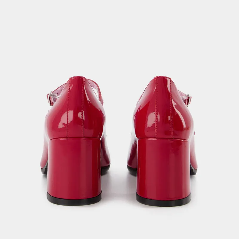 Alice Pumps - Carel - Red - Patent Leather