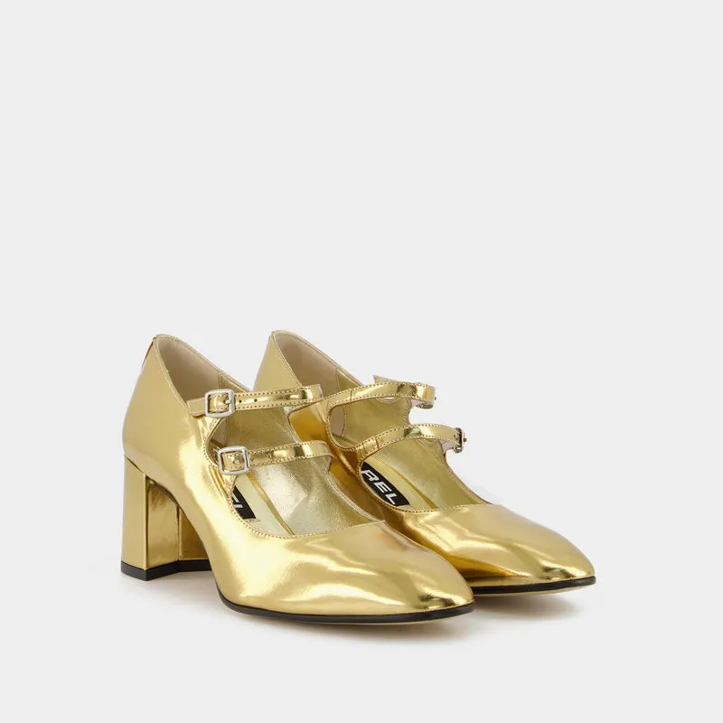 Alice Pumps - Carel - Specchio Gold - Leather