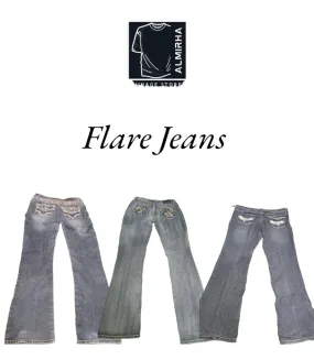 All are Branded Flare Jeans