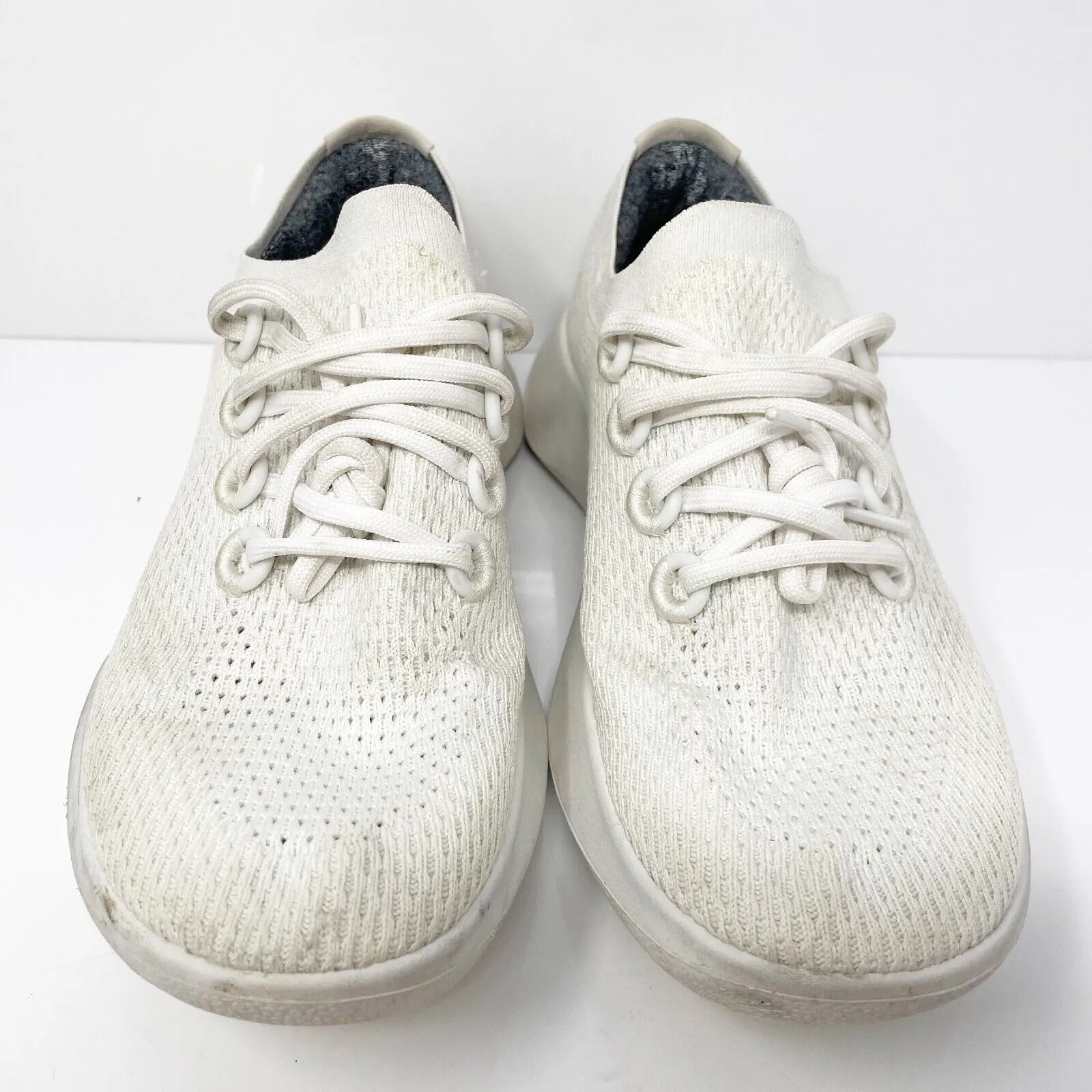 Allbirds Mens Tree Dasher White Running Shoes Sneakers Size 8.5