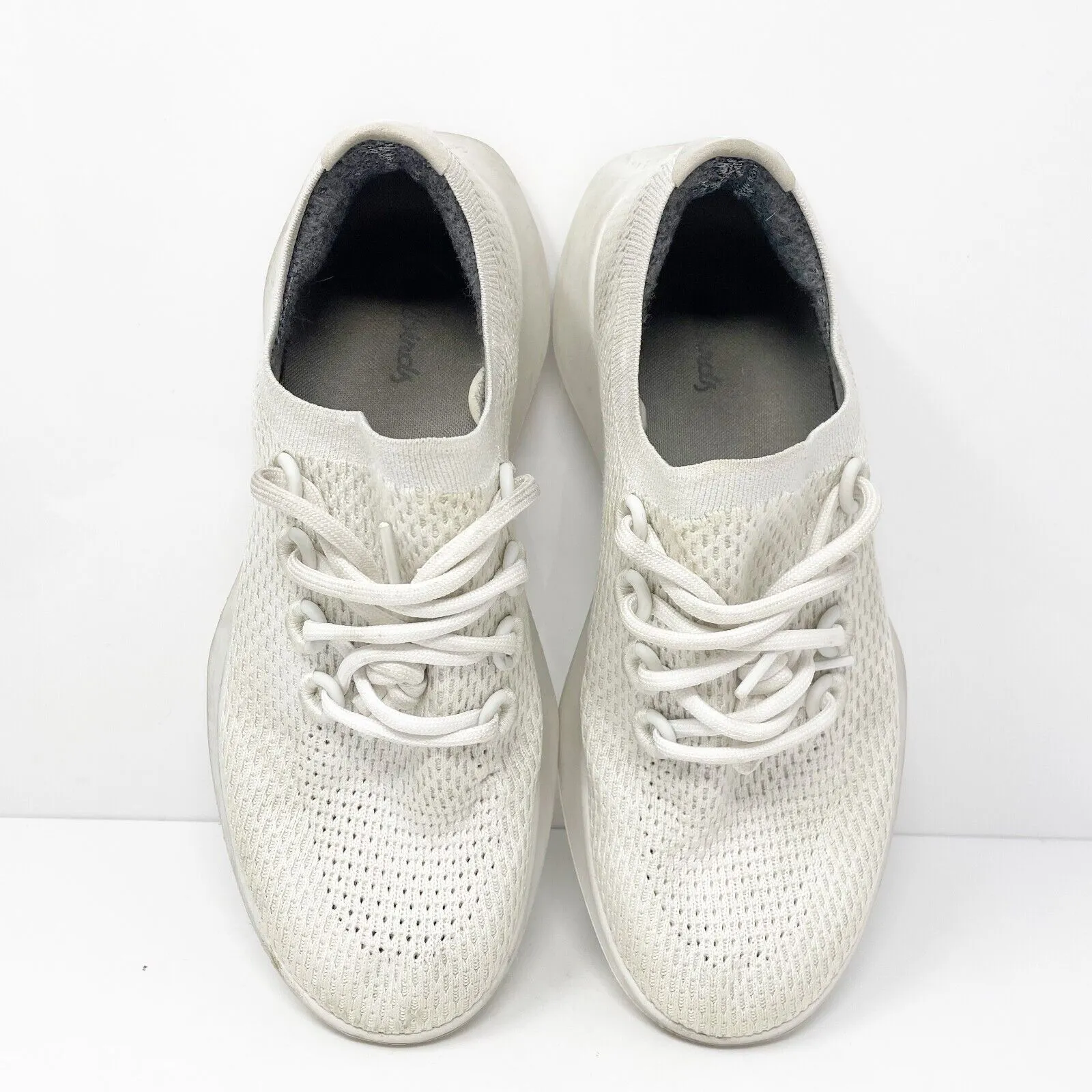 Allbirds Mens Tree Dasher White Running Shoes Sneakers Size 8.5