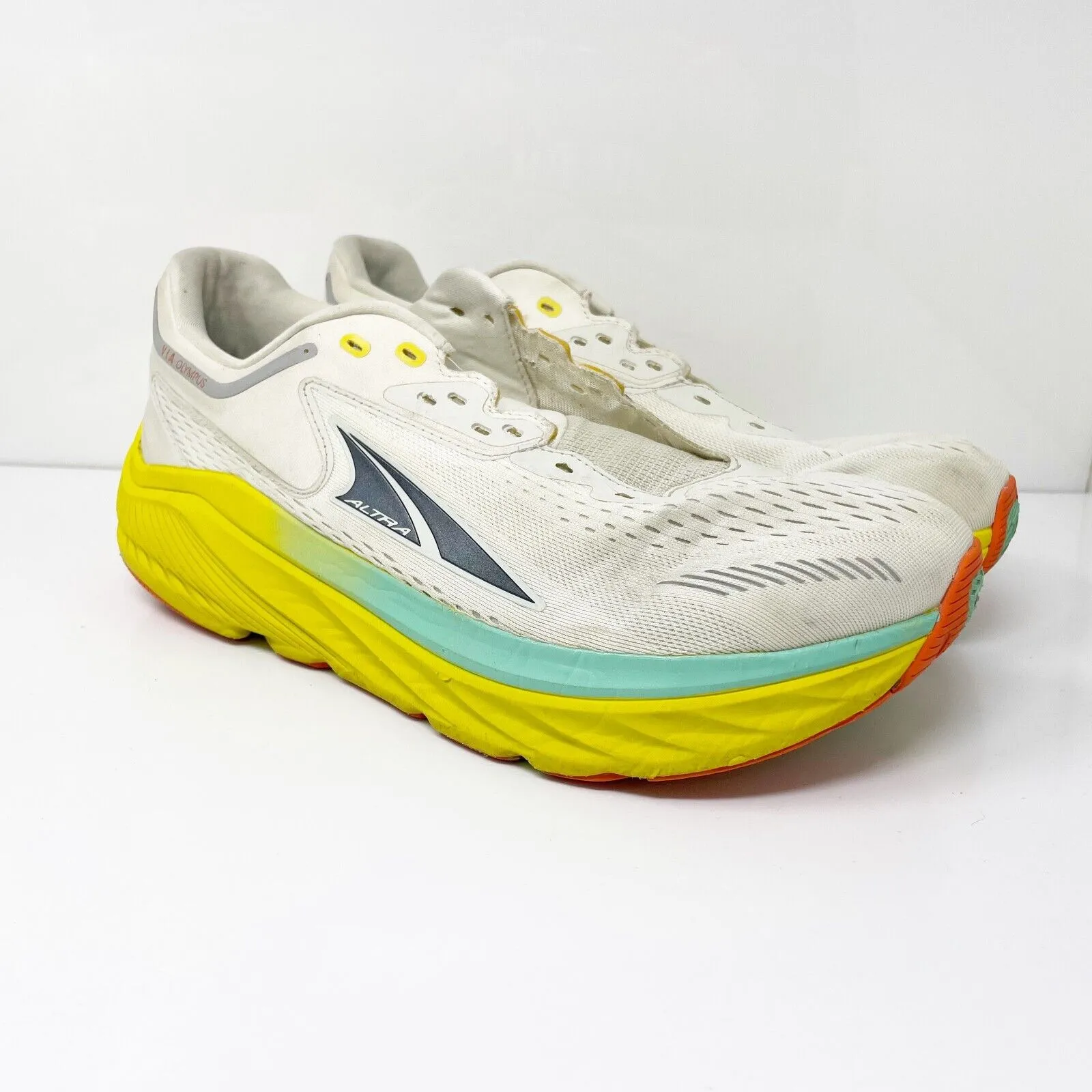 Altra Mens Via Olympus AL0A82BW270 White Running Shoes Sneakers Size 12