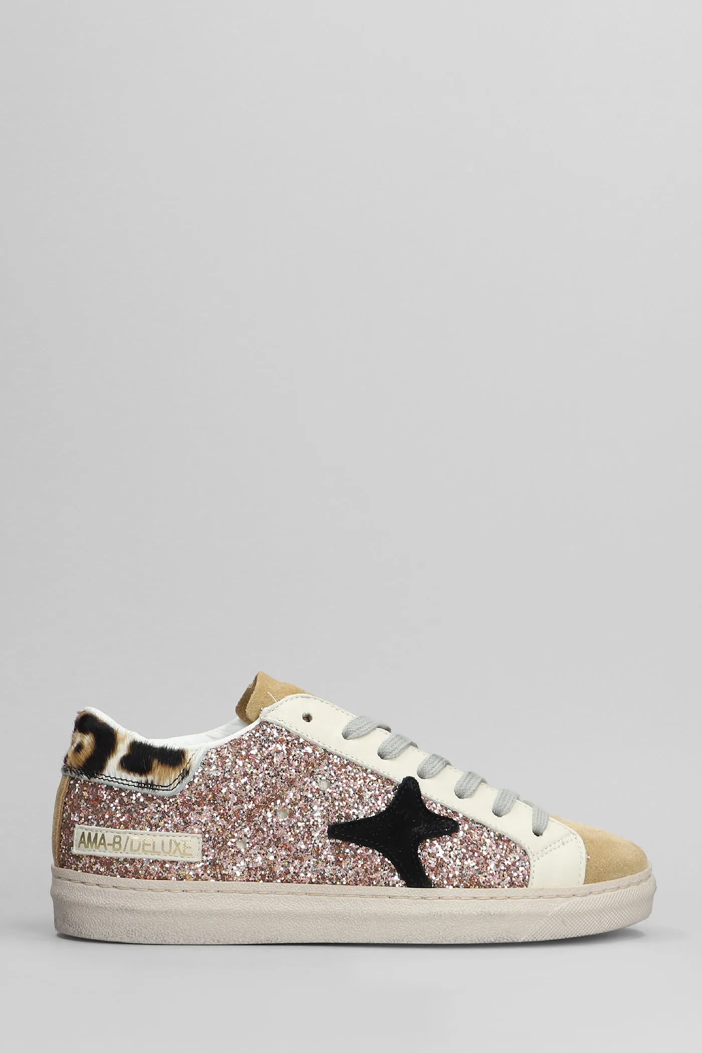 AMA-BRAND Sneakers In Multicolor Glitter