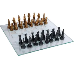 Ancient Egypt Themed Chess Set & Game Board