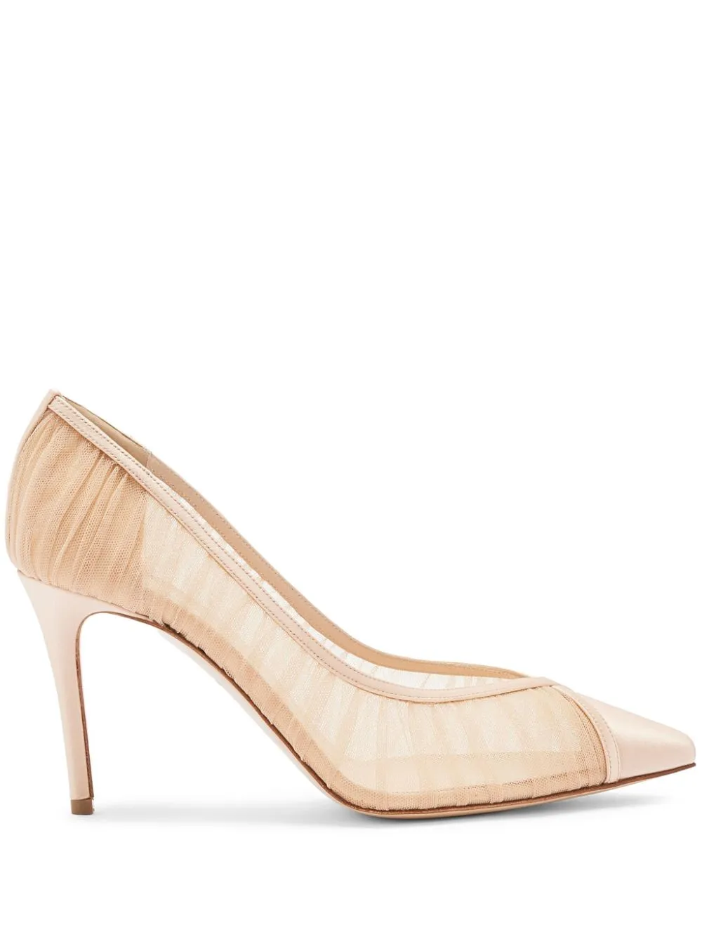 Andrea Wazen 85mm Nora pumps - Neutrals