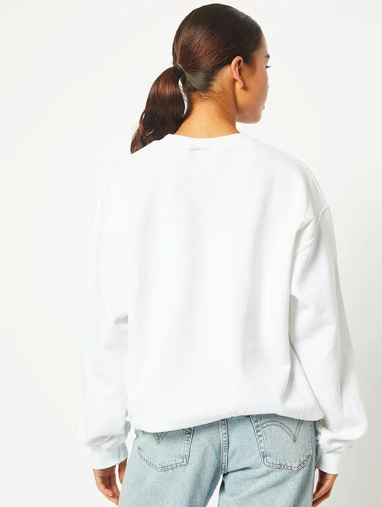 Antilove Sweatshirt in White