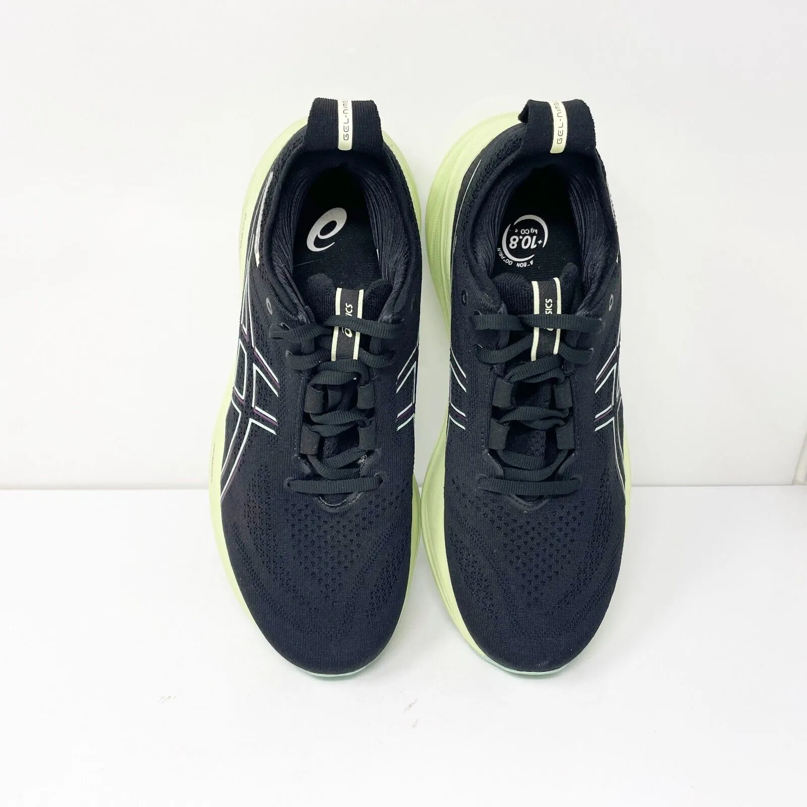 Asics Womens Gel Nimbus 26 1012B601 Black Running Shoes Sneakers Size 8.5