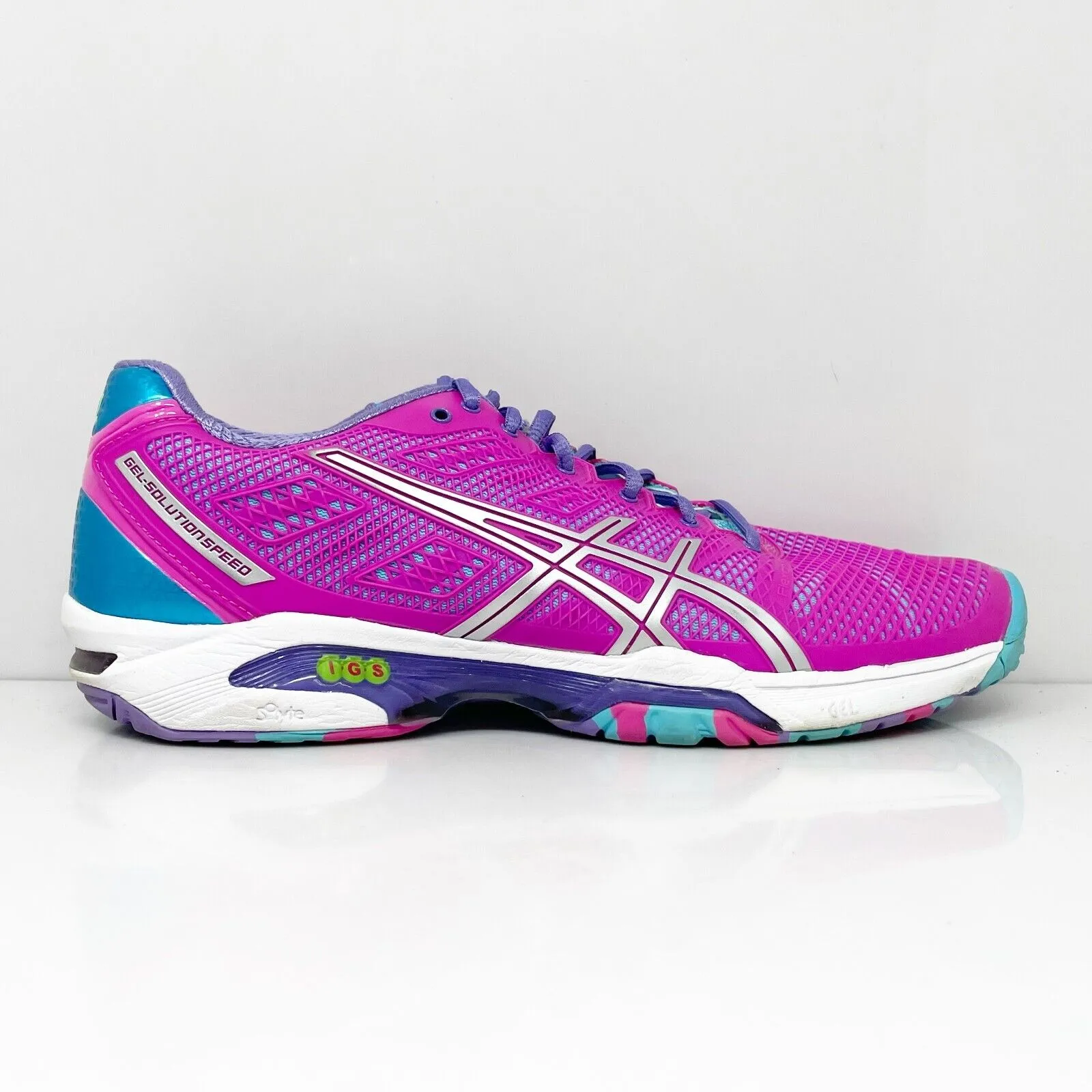 Asics Womens Gel Solution Speed E450J Pink Running Shoes Sneakers Size 10