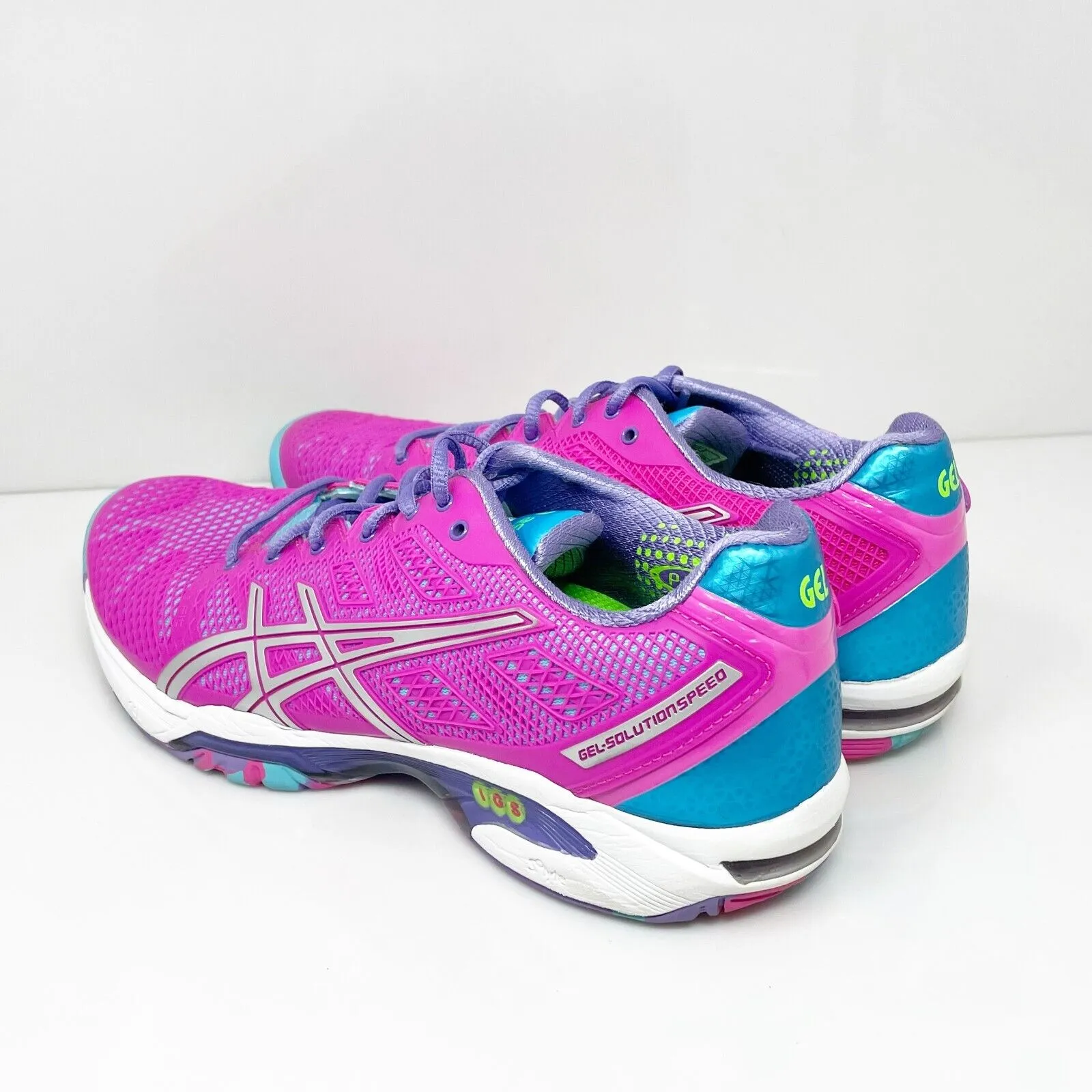 Asics Womens Gel Solution Speed E450J Pink Running Shoes Sneakers Size 10