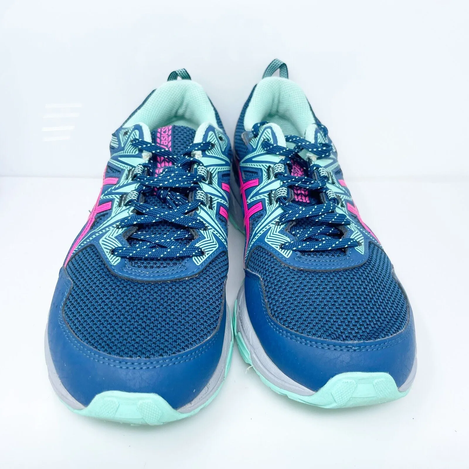 Asics Womens Gel Venture 8 1012B230 Blue Running Shoes Sneakers Size 10