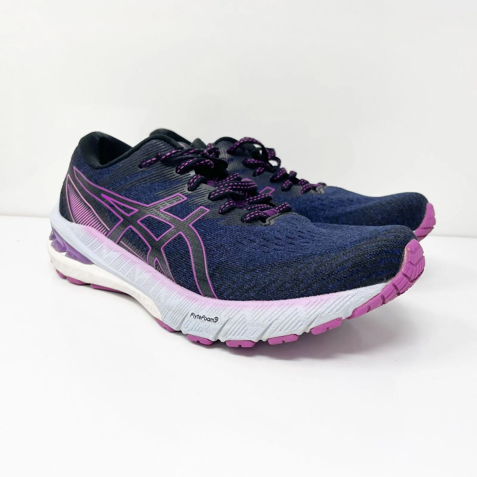 Asics Womens GT 2000 10 1012B045 Blue Running Shoes Sneakers Size 8