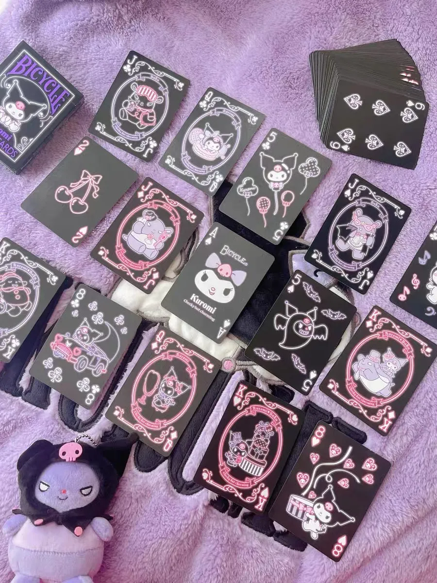 Authentic Sanrio product kuromi poker one set