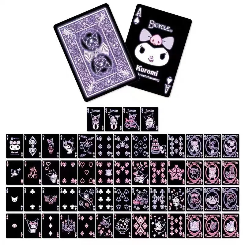 Authentic Sanrio product kuromi poker one set