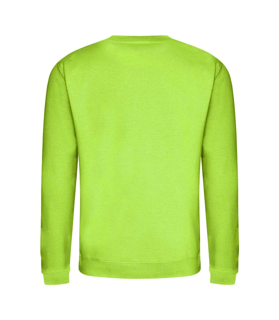 AWDis Just Hoods AWDis Unisex Crew Neck Plain Sweatshirt (280 GSM) (Lime Green) - UTRW2014