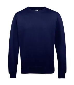 Just Hoods AWDis Unisex Crew Neck Sweatshirt (280 GSM) in Oxford Navy