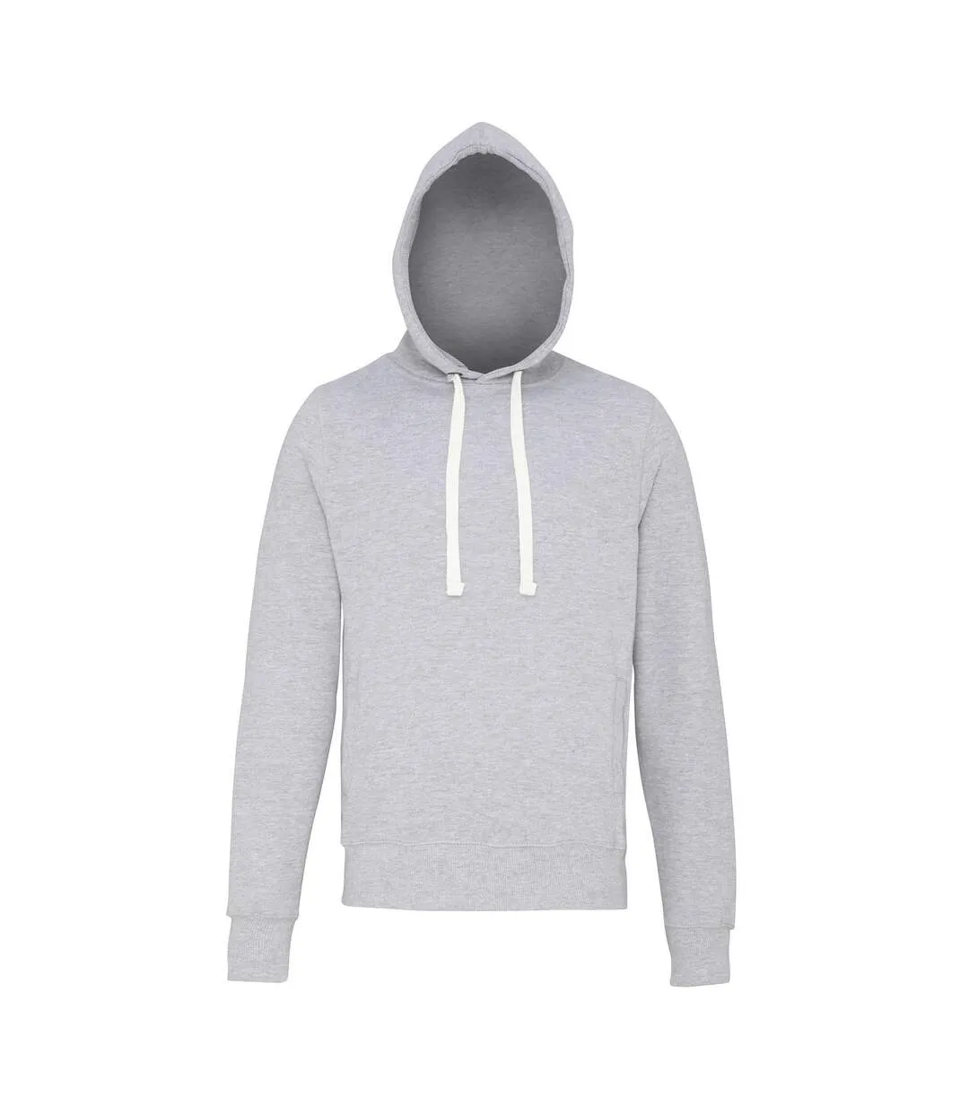 AWDis Just Hoods Men's Chunky Hoodie in Heather Grey