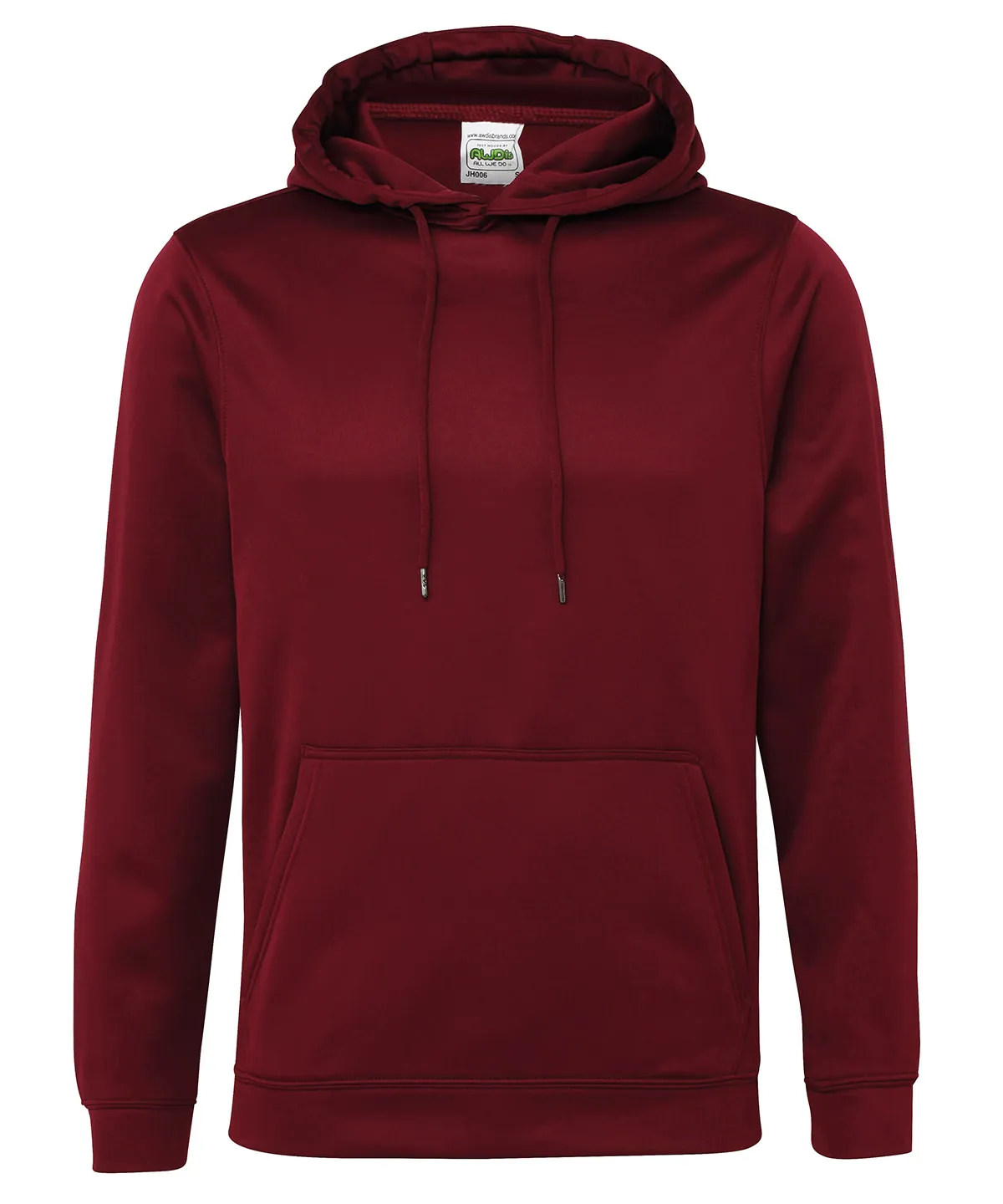 Sports Polyester Hoodie by AWDis Just Hoods