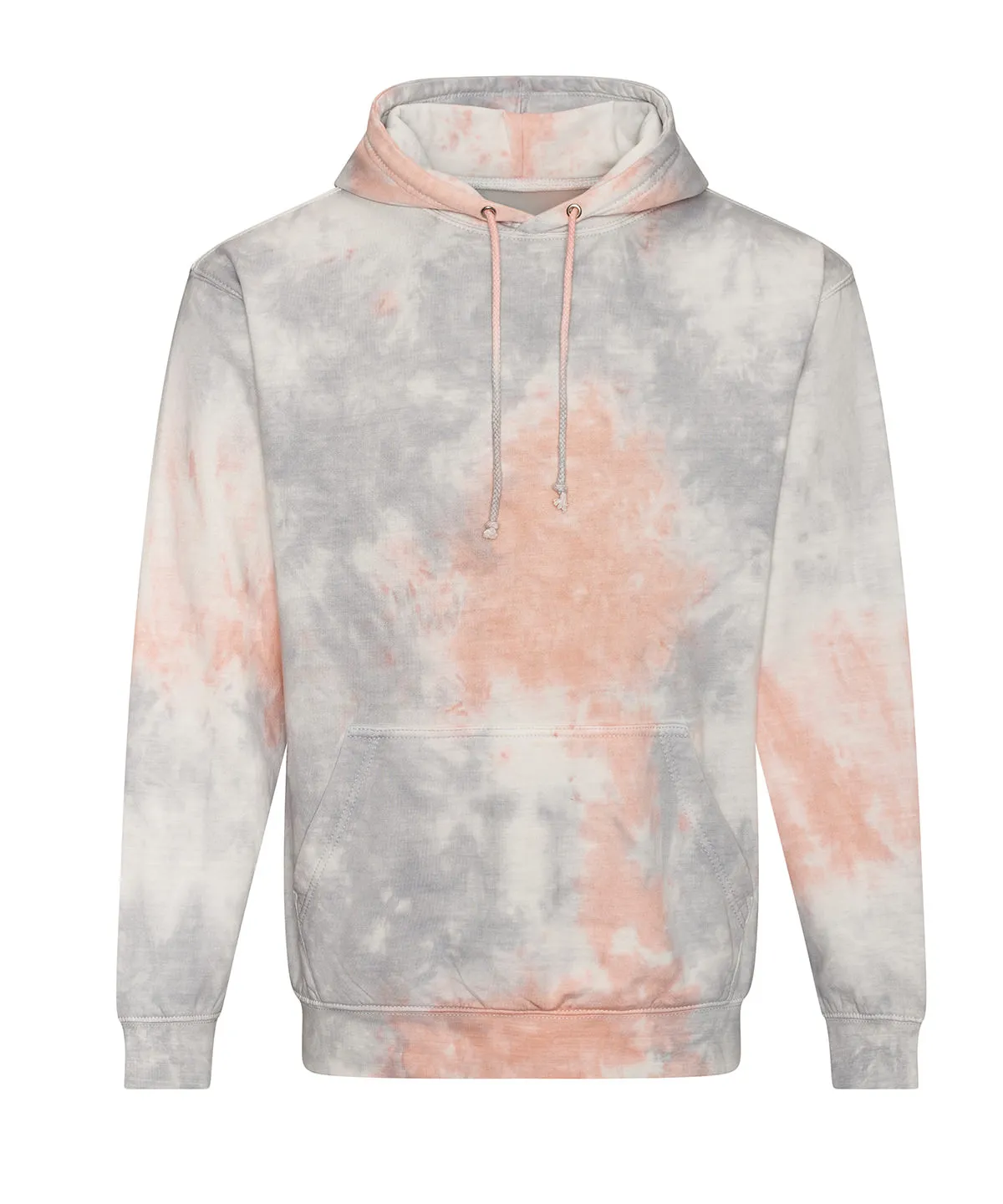 AWDis Just Hoods Tie Dye Hoodie - Colorful Unisex Pullover Sweatshirt