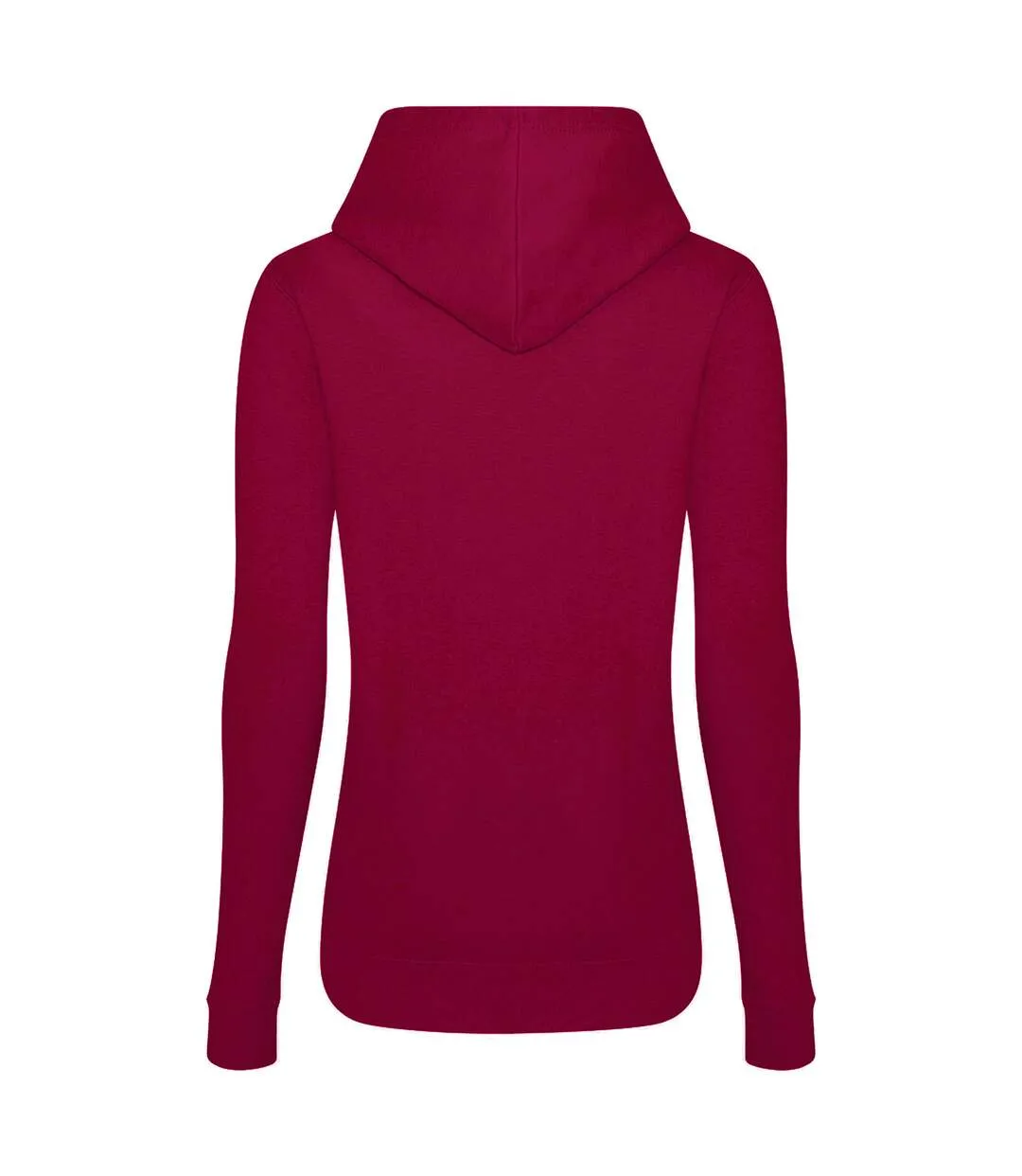 AWDis Just Hoods Womens/Ladies Girlie College Pullover Hoodie (Burgundy) - UTRW3481