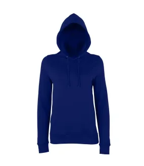 AWDis Just Hoods Womens/Ladies Girlie College Pullover Hoodie (New French Navy) - UTRW3481