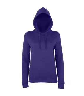 AWDis Just Hoods Womens/Ladies Girlie College Pullover Hoodie (Purple) - UTRW3481