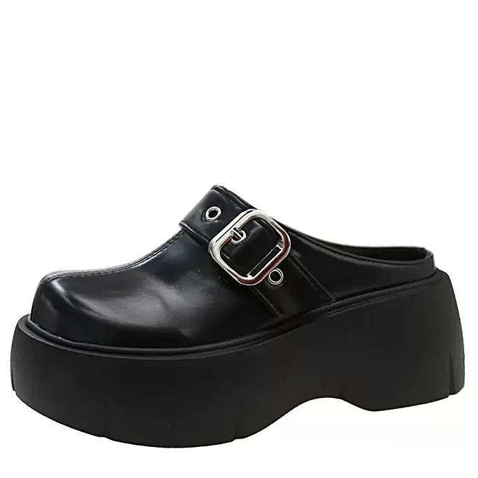 Bad Manners Chunky Platform Mules