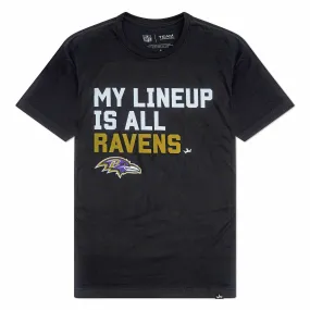 Baltimore Ravens My Lineup Men's Short Sleeve T-Shirt