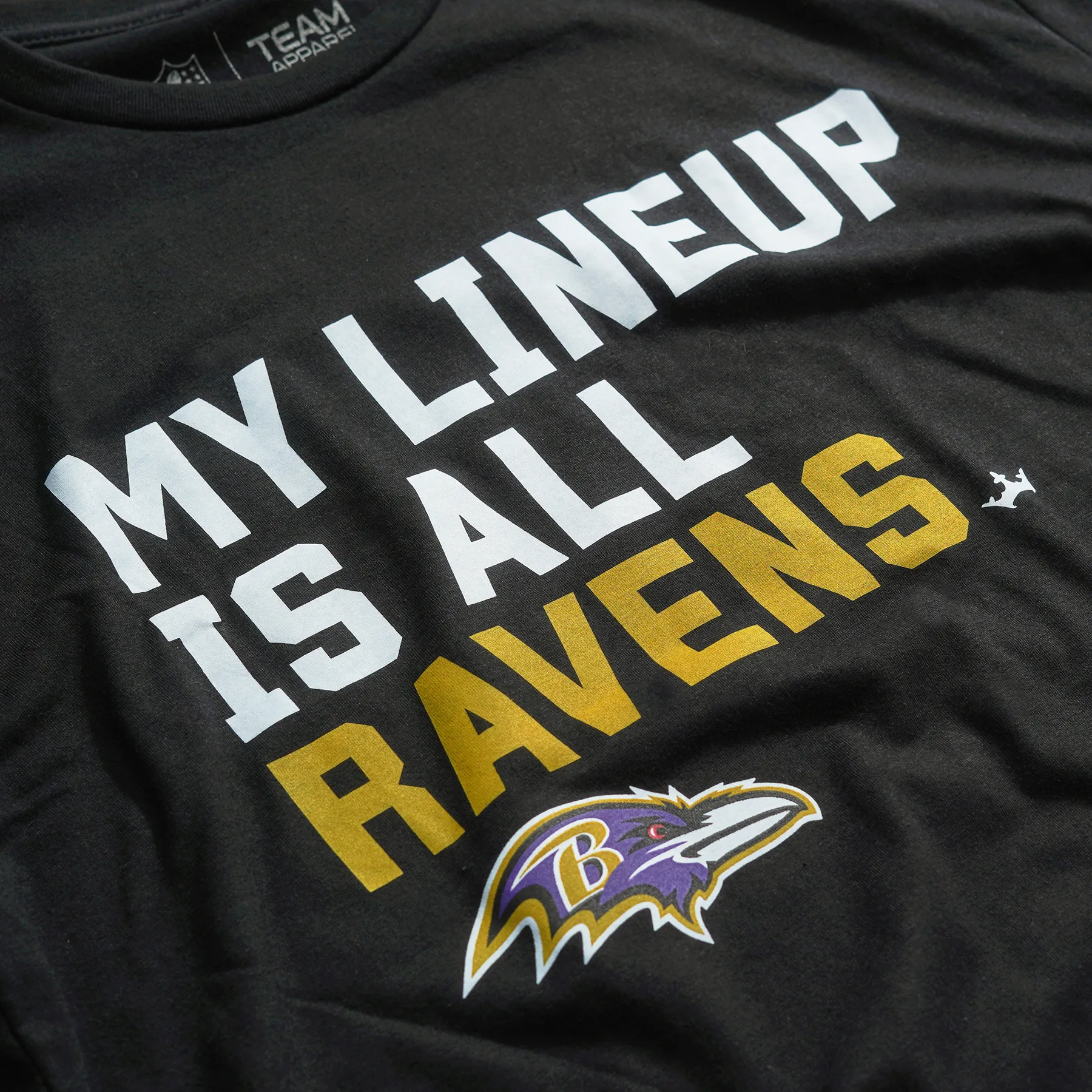 Baltimore Ravens My Lineup Men's Short Sleeve T-Shirt