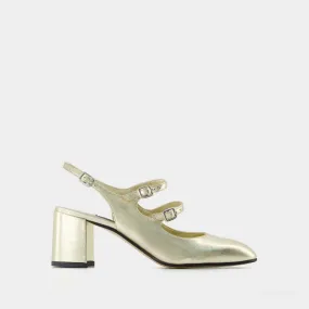 Banana Pumps - Carel - Platine - Leather