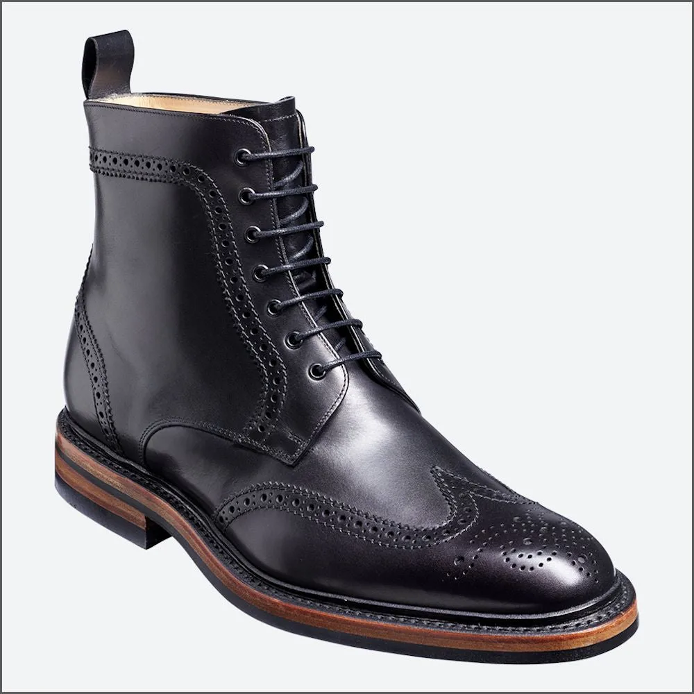 Barker Donegal Black Grain Boot