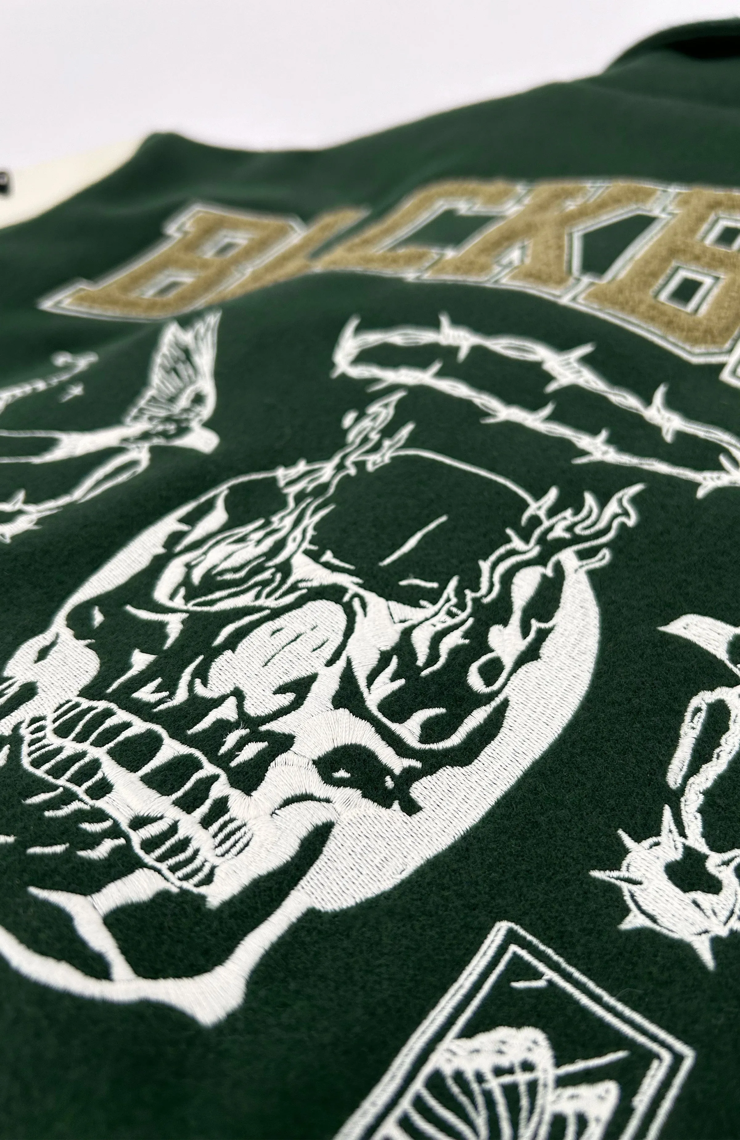 BB X DH VARSITY JACKET | Green