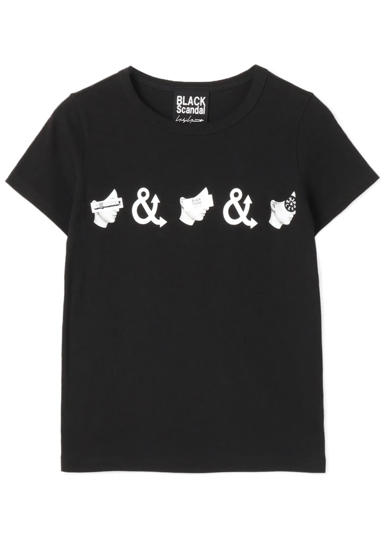 BE@RBRICK BLACK Scandal Yohji Yamamoto × Suzume Uchida × S.H.I.P&crew Inside of Me T-SHIRT.3 (Women's)