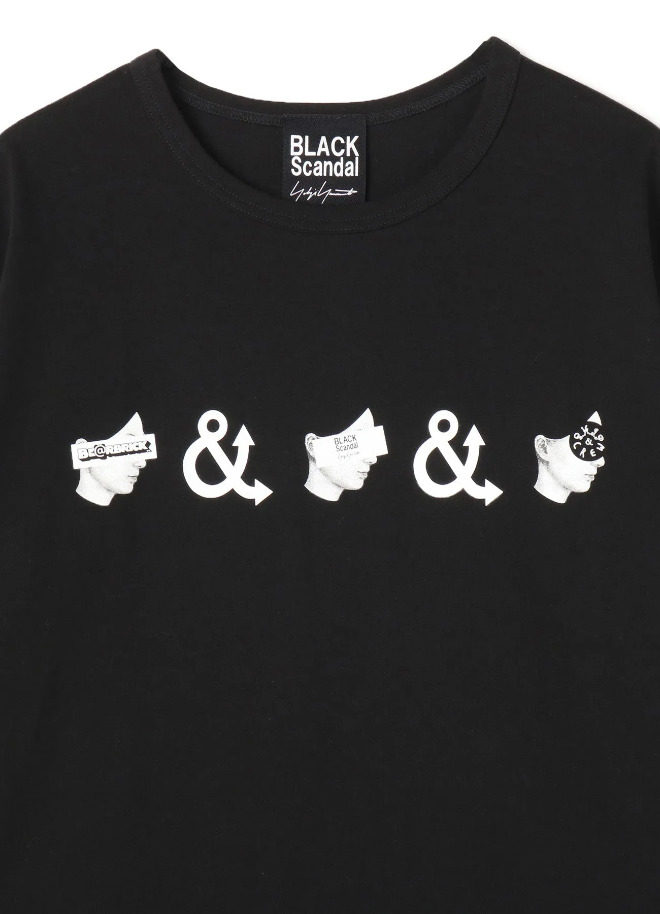 BE@RBRICK BLACK Scandal Yohji Yamamoto × Suzume Uchida × S.H.I.P&crew Inside of Me T-SHIRT.3 (Women's)