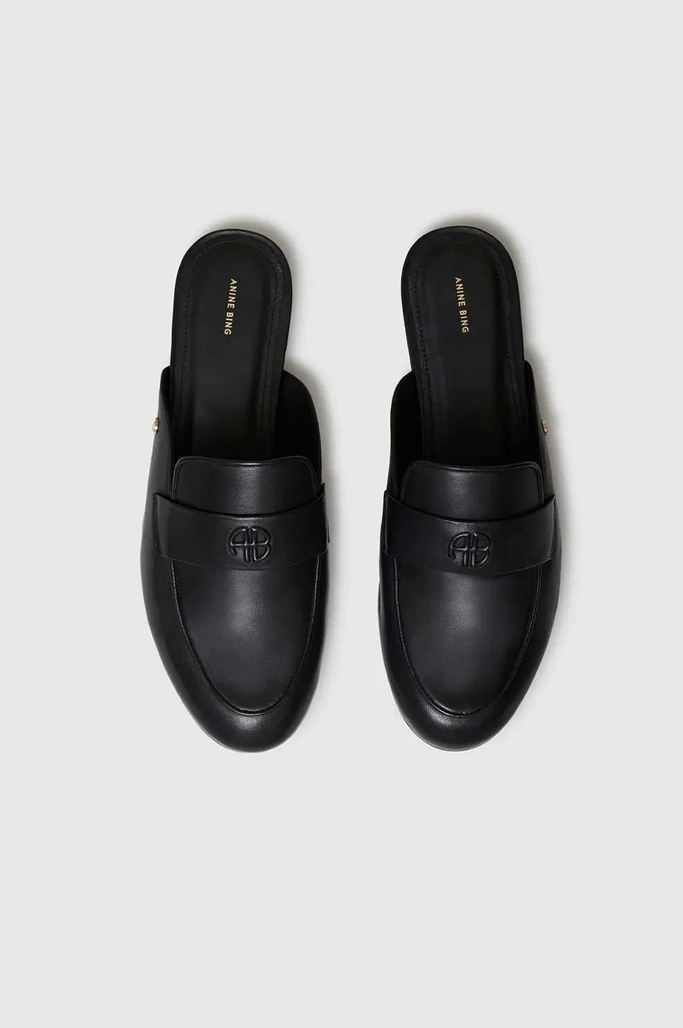 Black Corrine Mules