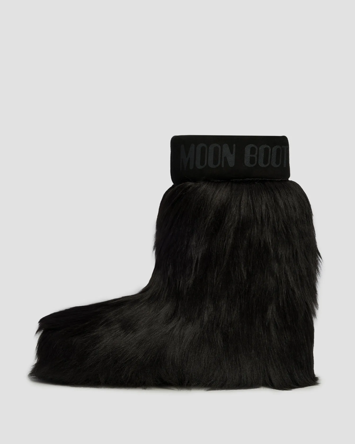 Black fur snow boots Moon Boot Resort Icon Yeti Mid 80D1409600-n001