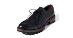 Leather Lace Up Black Men's Dress Shoes