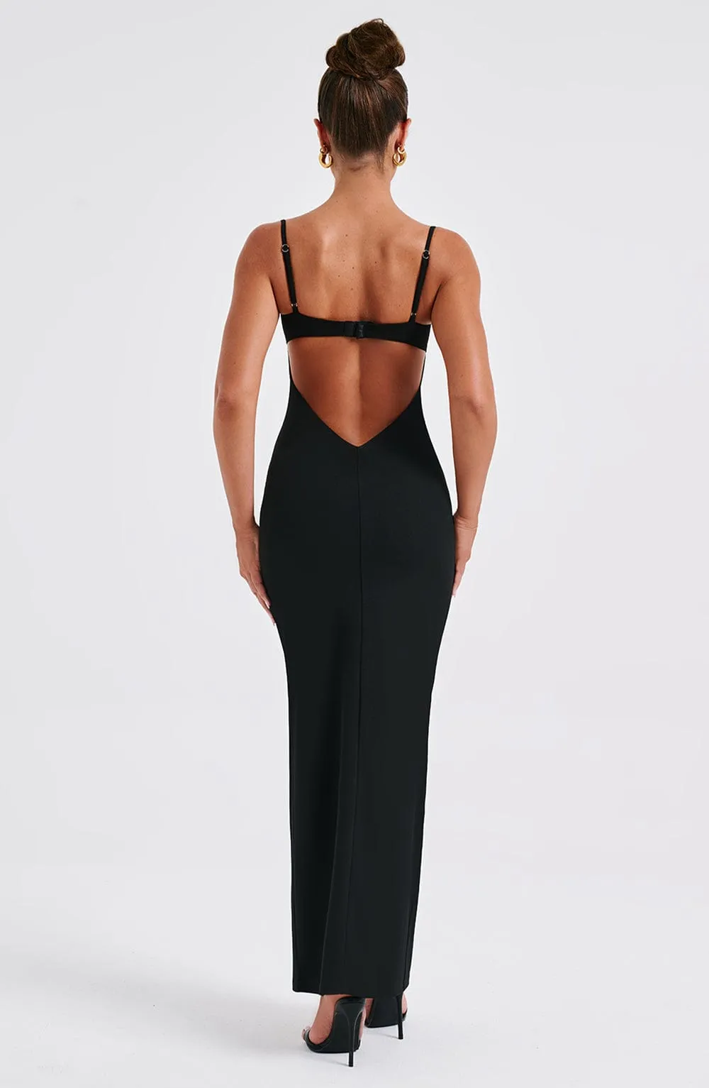 Black Maxi Dress - Asteria.