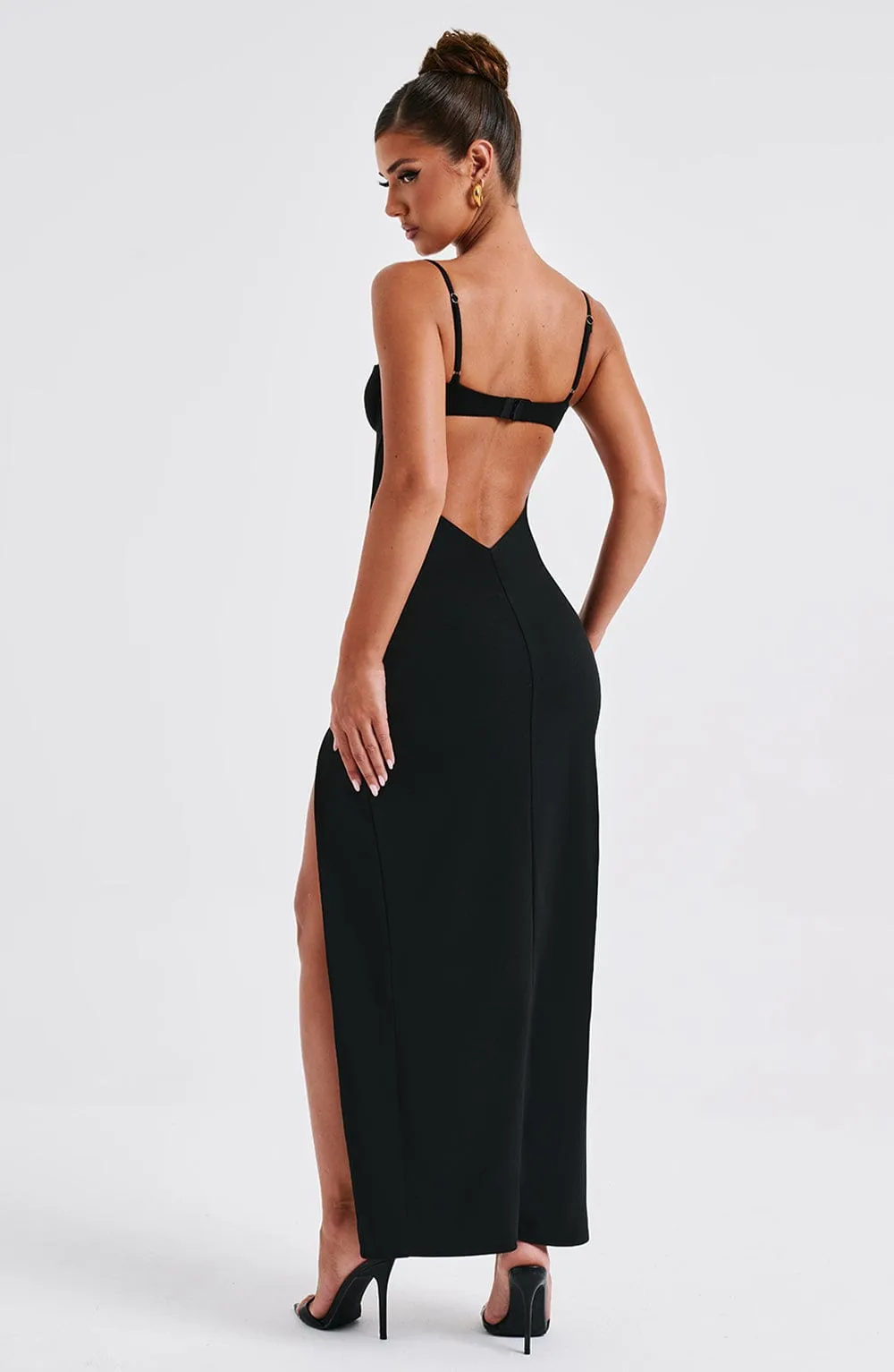 Black Maxi Dress - Asteria.