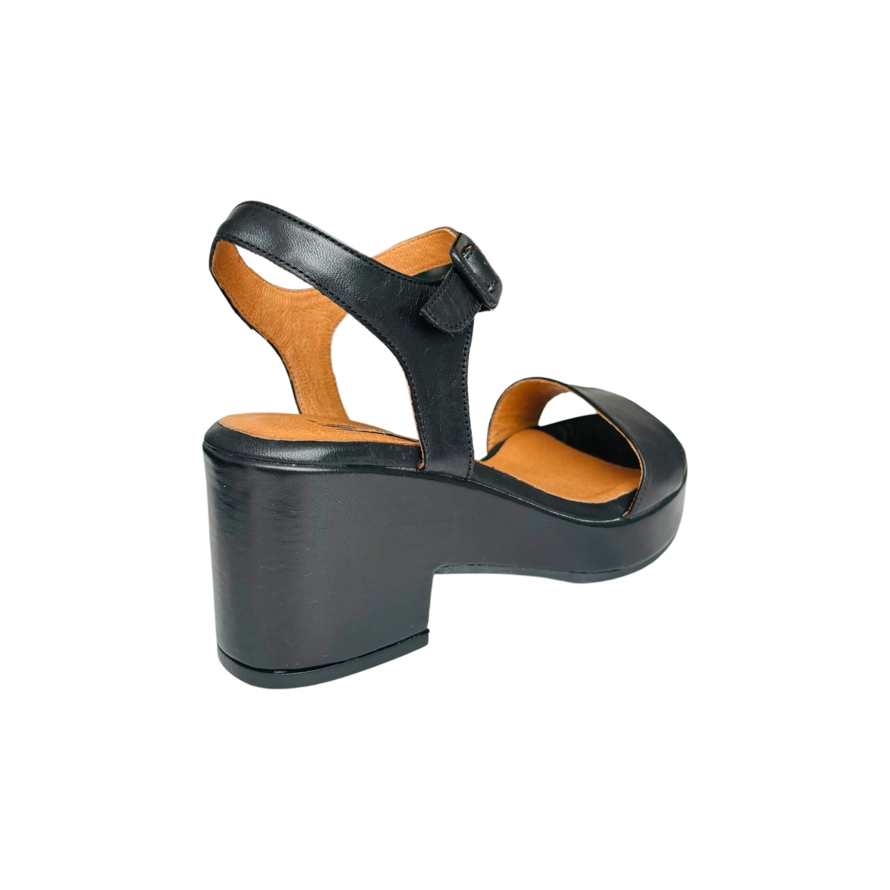 Black Platform Sandal for Women