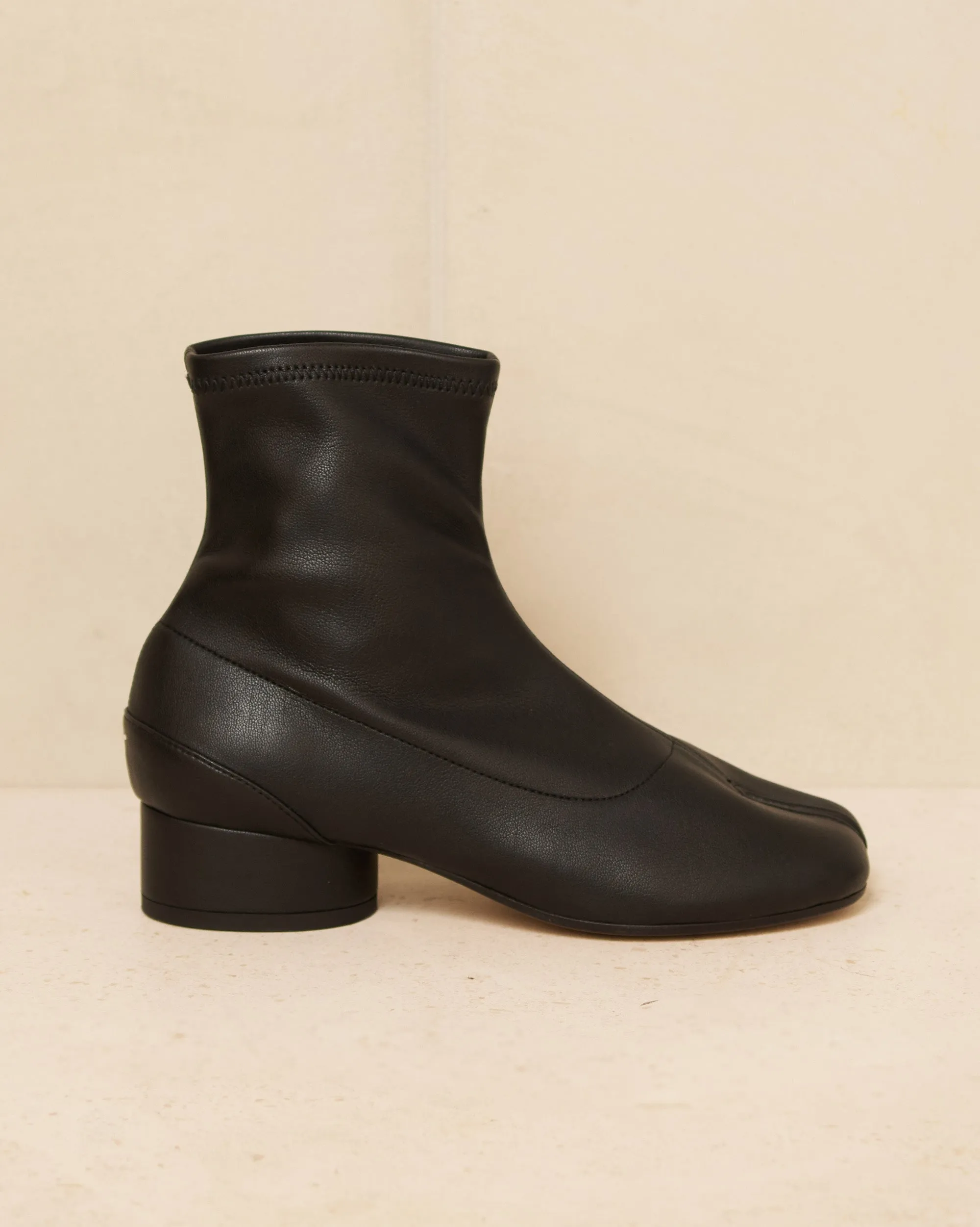 Black Tabi Ankle Sock Boots